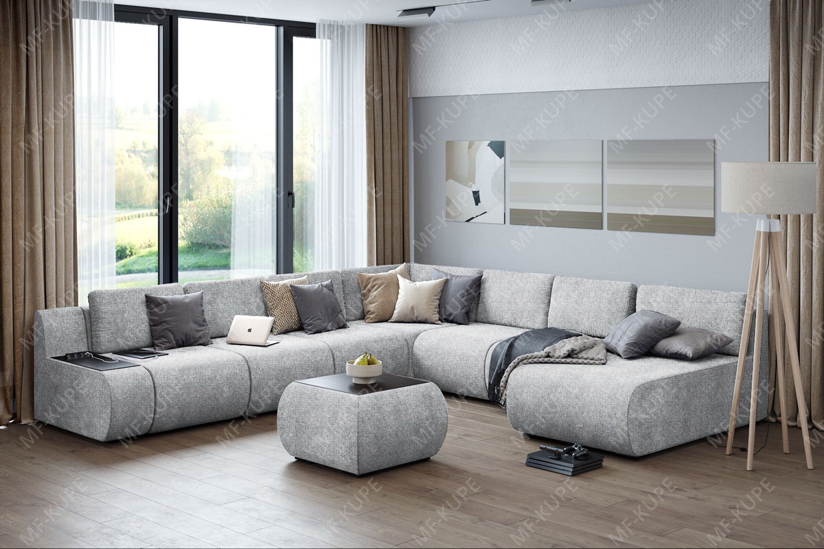 Модульный диван Basic 5 Gray